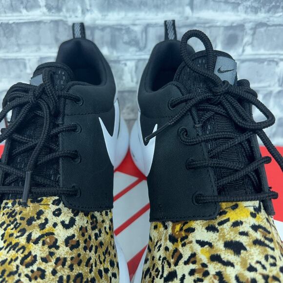 Nike Roshe One Black White Marble Leopard Custom 669985-001 Mens Size 9.5 New - Picture 5 of 8